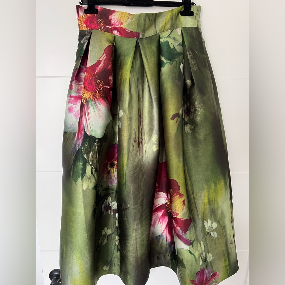 Laboratorio Floral Green Skirt